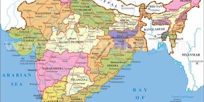 Mapa Da Índia