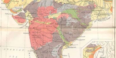 Mapa da Índia antiga